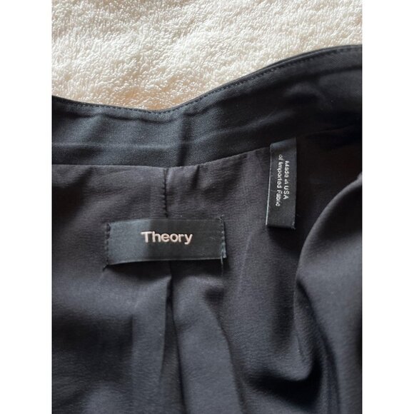 Theory Lana Edition 4 Open Front Blazer Virgin Wool Black Size 6‎ - Picture 9 of 13